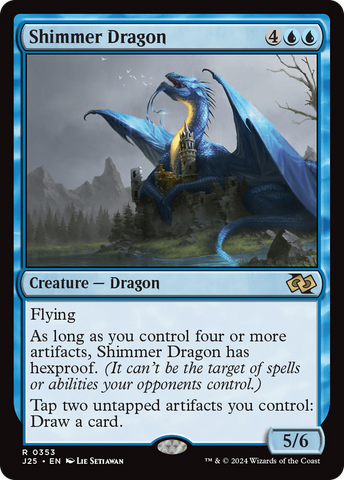 Shimmer Dragon [Foundations Jumpstart] - The Mythic Store | 24h Order Processing
