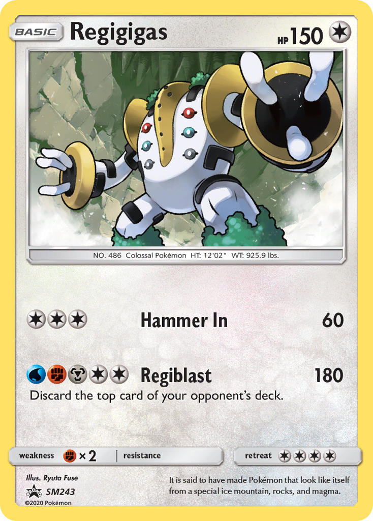 Regigigas (SM243) [Sun & Moon: Black Star Promos] - The Mythic Store | 24h Order Processing