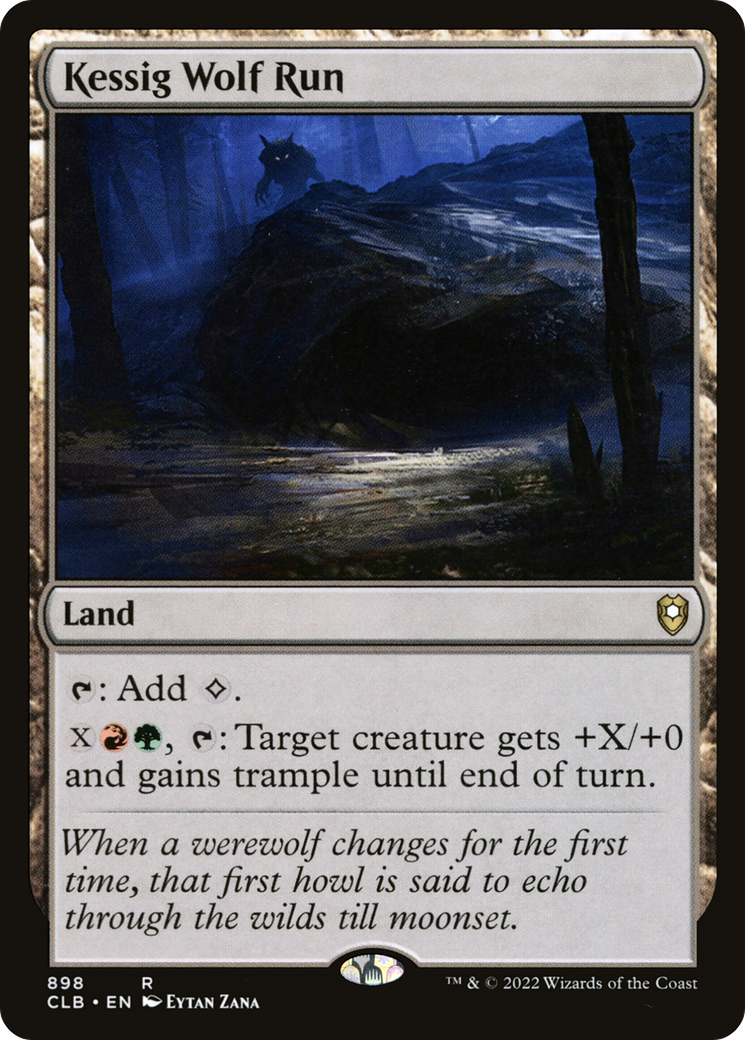 Kessig Wolf Run [Commander Legends: Battle for Baldur's Gate] - The Mythic Store | 24h Order Processing