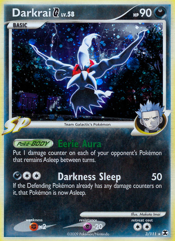 Darkrai G (3/111) [Platinum: Rising Rivals] - The Mythic Store | 24h Order Processing