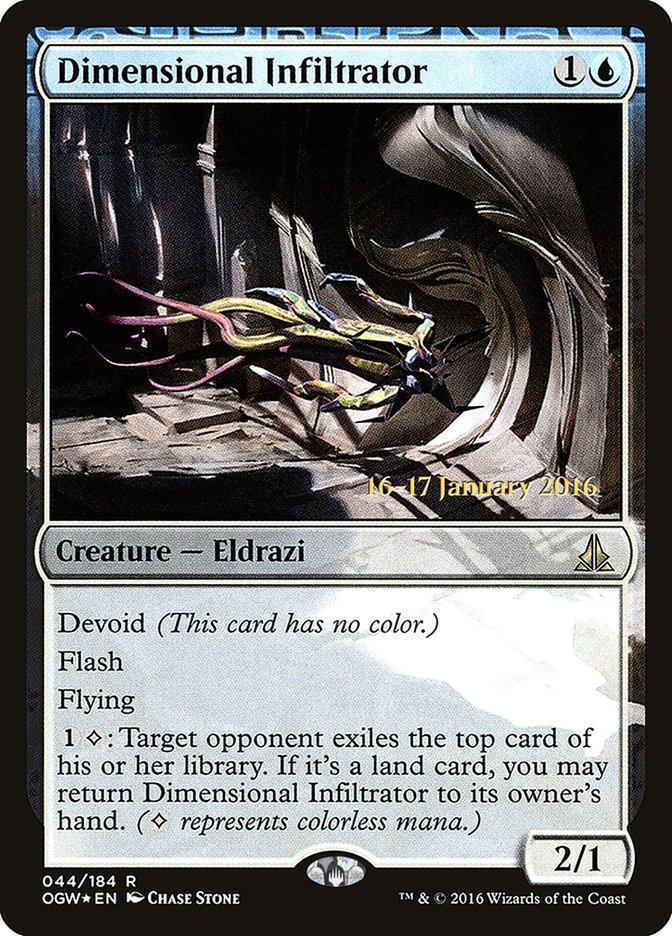 Dimensional Infiltrator [Oath of the Gatewatch Prerelease Promos] - The Mythic Store | 24h Order Processing