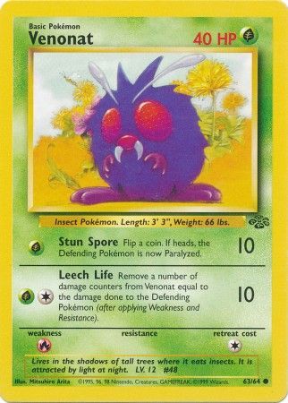 Venonat (63/64) [Jungle Unlimited] - The Mythic Store | 24h Order Processing