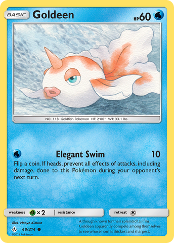 Goldeen (48/214) [Sun & Moon: Unbroken Bonds] - The Mythic Store | 24h Order Processing