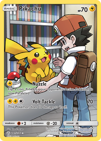 Pikachu (241/236) [Sun & Moon: Cosmic Eclipse] - The Mythic Store | 24h Order Processing
