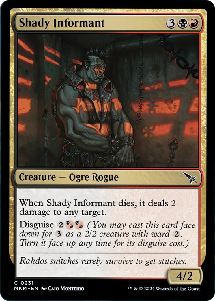 Shady Informant [Murders at Karlov Manor] - The Mythic Store | 24h Order Processing