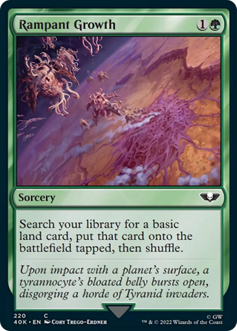 Rampant Growth (Surge Foil) [Warhammer 40,000] - The Mythic Store | 24h Order Processing