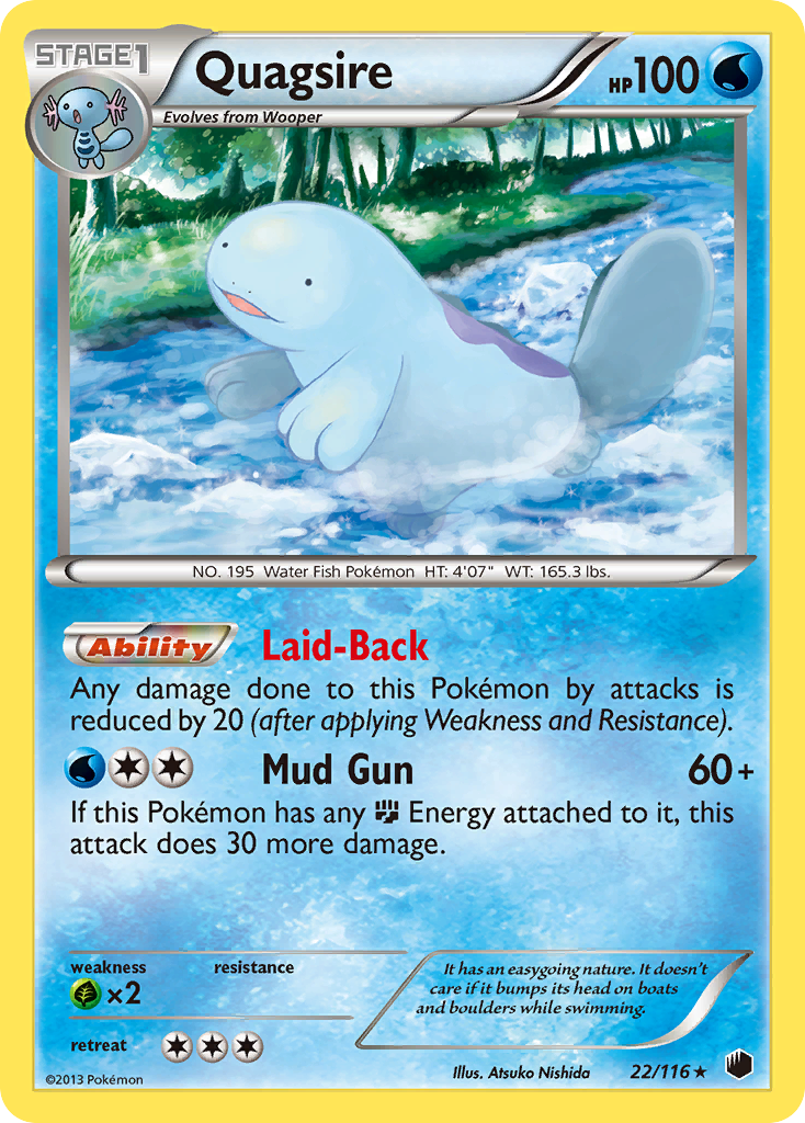 Quagsire (22/116) [Black & White: Plasma Freeze] - The Mythic Store | 24h Order Processing