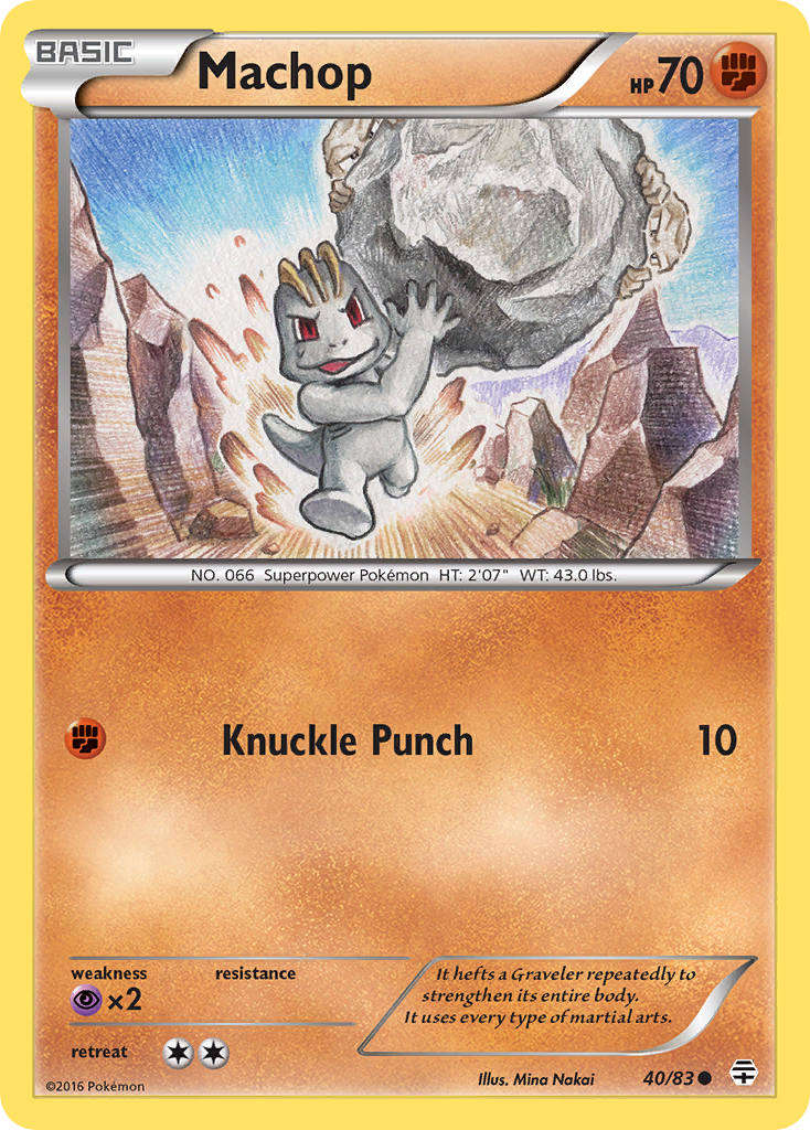 Machop (40/83) [XY: Generations] - The Mythic Store | 24h Order Processing