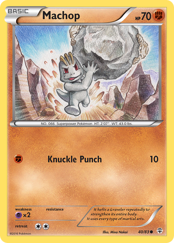 Machop (40/83) [XY: Generations] - The Mythic Store | 24h Order Processing