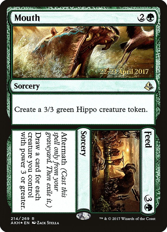 Mouth // Feed [Amonkhet Prerelease Promos] - The Mythic Store | 24h Order Processing