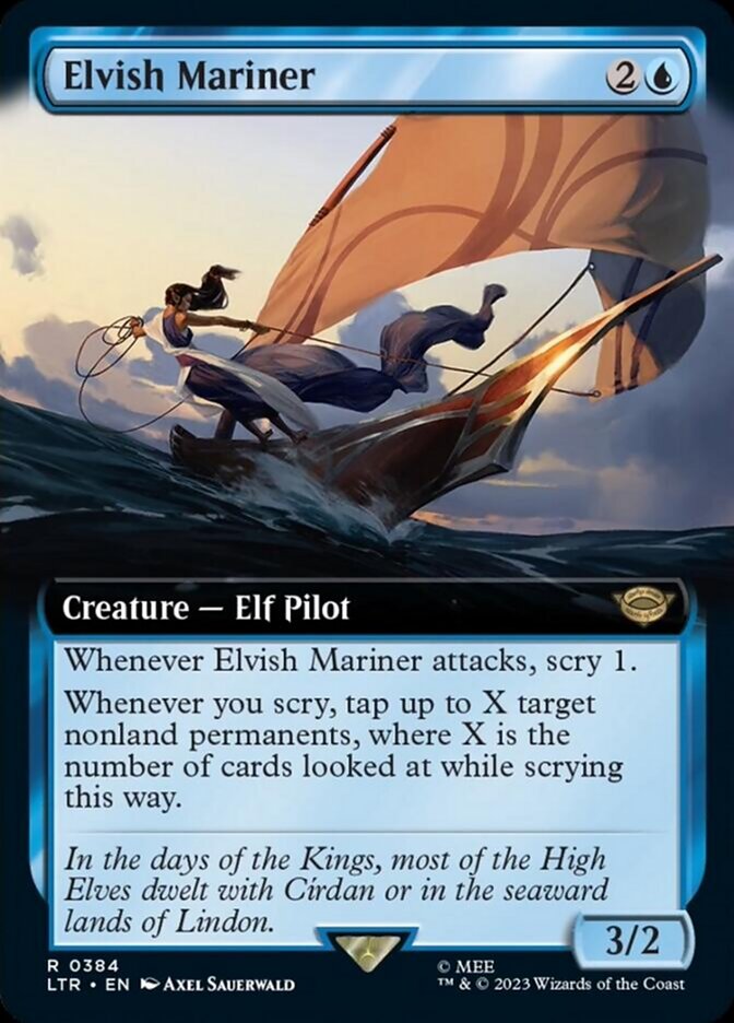 Elvish Mariner (Extended Art) [The Lord of the Rings: Tales of Middle-Earth] - The Mythic Store | 24h Order Processing