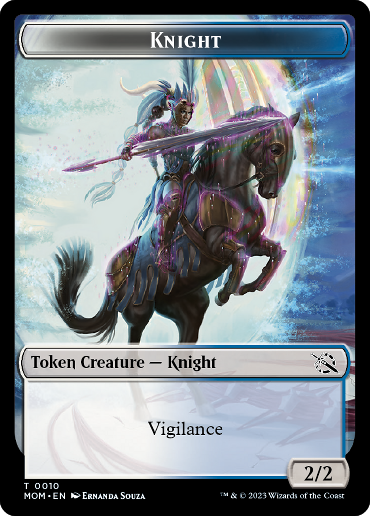 Soldier // Knight Double-Sided Token [March of the Machine Tokens] - The Mythic Store | 24h Order Processing