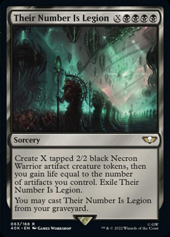 Their Number Is Legion (Surge Foil) [Warhammer 40,000] - The Mythic Store | 24h Order Processing