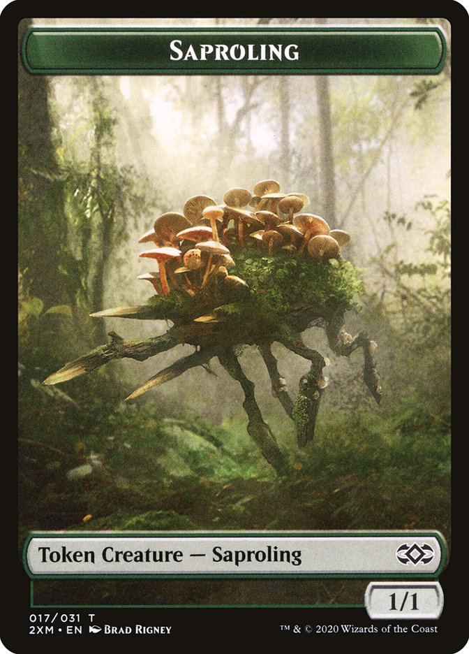 Beast // Saproling Double-Sided Token [Double Masters Tokens] - The Mythic Store | 24h Order Processing
