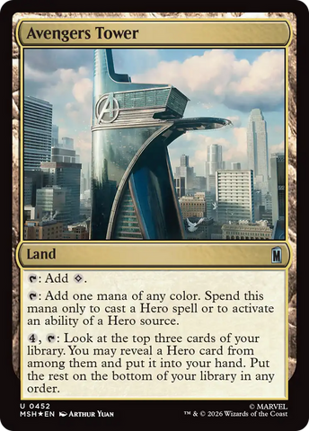 Avengers Tower (Surge Foil) [Marvel Super Heroes] - The Mythic Store | 24h Order Processing