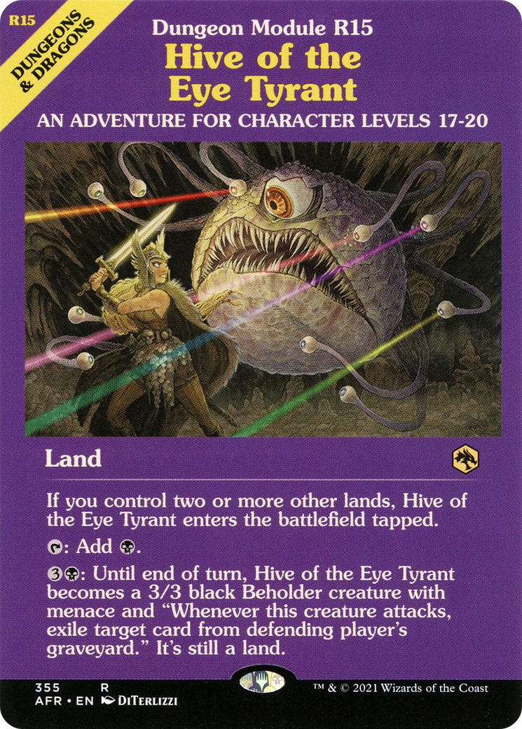 Hive of the Eye Tyrant (Dungeon Module) [Dungeons & Dragons: Adventures in the Forgotten Realms] - The Mythic Store | 24h Order Processing