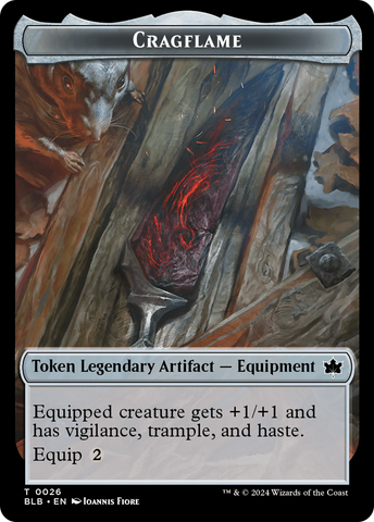 Cragflame // Starscape Cleric Double-Sided Token [Bloomburrow Tokens] - The Mythic Store | 24h Order Processing