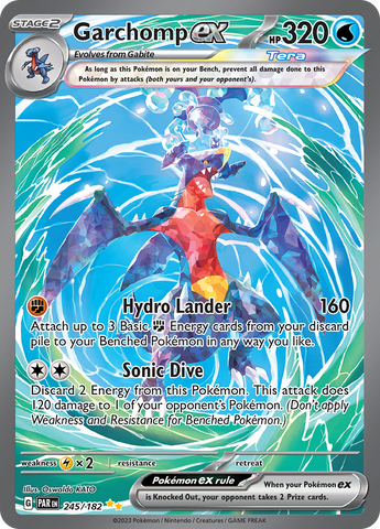 Garchomp ex (245/182) [Scarlet & Violet: Paradox Rift] - The Mythic Store | 24h Order Processing