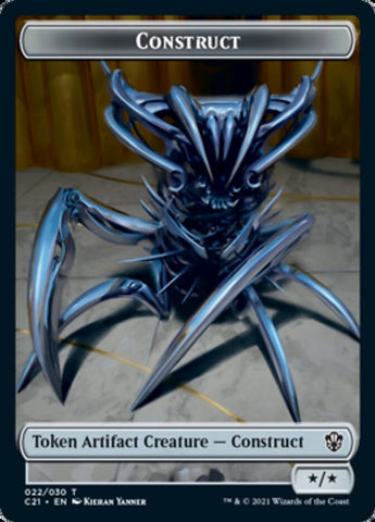 Construct (022) // Treasure Double-Sided Token [Commander 2021 Tokens] - The Mythic Store | 24h Order Processing