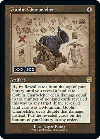 Goblin Charbelcher (Retro Schematic) (Serialized) [The Brothers' War Retro Artifacts] - The Mythic Store | 24h Order Processing