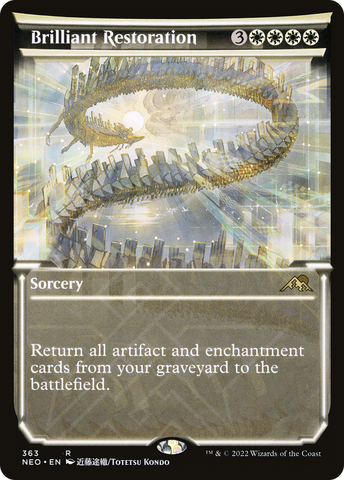 Brilliant Restoration (Showcase Soft Glow) [Kamigawa: Neon Dynasty] - The Mythic Store | 24h Order Processing