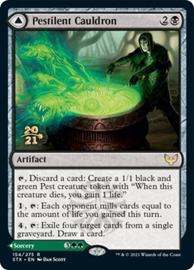 Pestilent Cauldron // Restorative Burst [Strixhaven: School of Mages Prerelease Promos] - The Mythic Store | 24h Order Processing