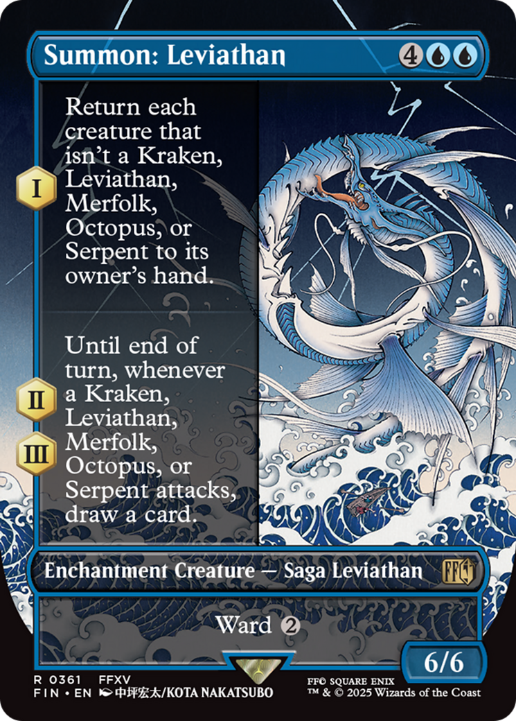 Summon: Leviathan (Borderless) [FINAL FANTASY] - The Mythic Store | 24h Order Processing
