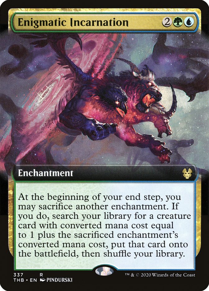 Enigmatic Incarnation (Extended Art) [Theros Beyond Death] - The Mythic Store | 24h Order Processing