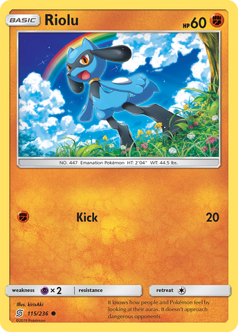 Riolu (115/236) [Sun & Moon: Unified Minds] - The Mythic Store | 24h Order Processing
