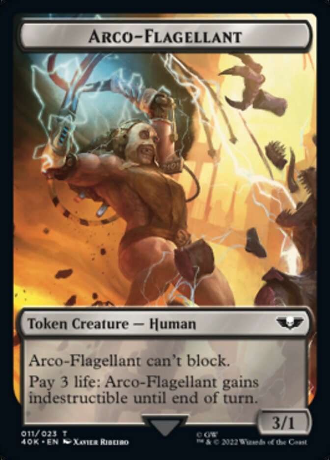 Soldier (004) // Arco-Flagellant Double-Sided Token [Warhammer 40,000 Tokens] - The Mythic Store | 24h Order Processing