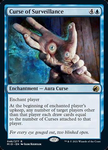 Curse of Surveillance [Innistrad: Midnight Hunt] - The Mythic Store | 24h Order Processing
