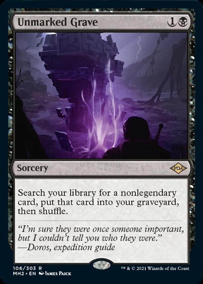 Unmarked Grave [Modern Horizons 2] - The Mythic Store | 24h Order Processing