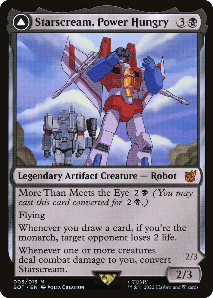 Starscream, Power Hungry // Starscream, Seeker Leader [Transformers] - The Mythic Store | 24h Order Processing