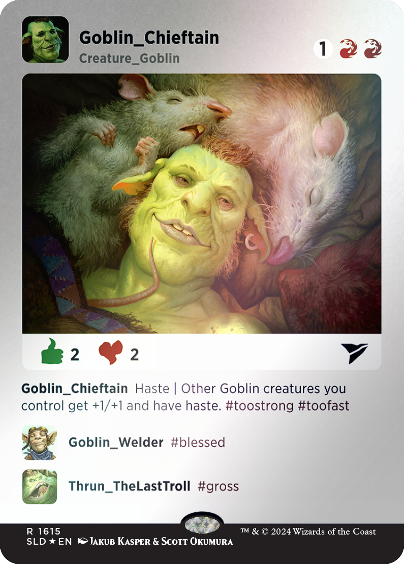 Goblin Chieftain (Rainbow Foil) [Secret Lair Drop Series] - The Mythic Store | 24h Order Processing