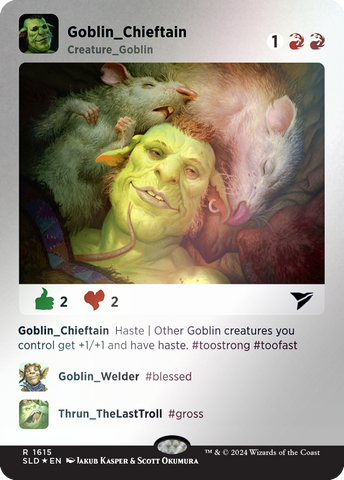 Goblin Chieftain (Rainbow Foil) [Secret Lair Drop Series] - The Mythic Store | 24h Order Processing