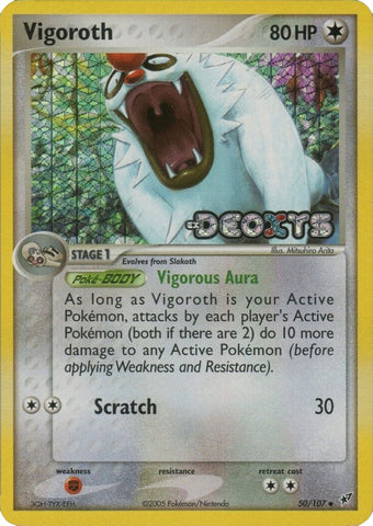 Vigoroth (50/107) (Stamped) [EX: Deoxys] - The Mythic Store | 24h Order Processing