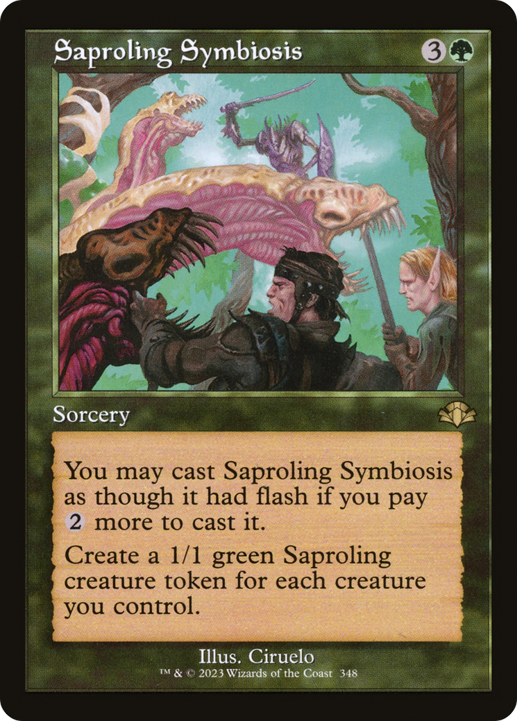 Saproling Symbiosis (Retro) [Dominaria Remastered] - The Mythic Store | 24h Order Processing
