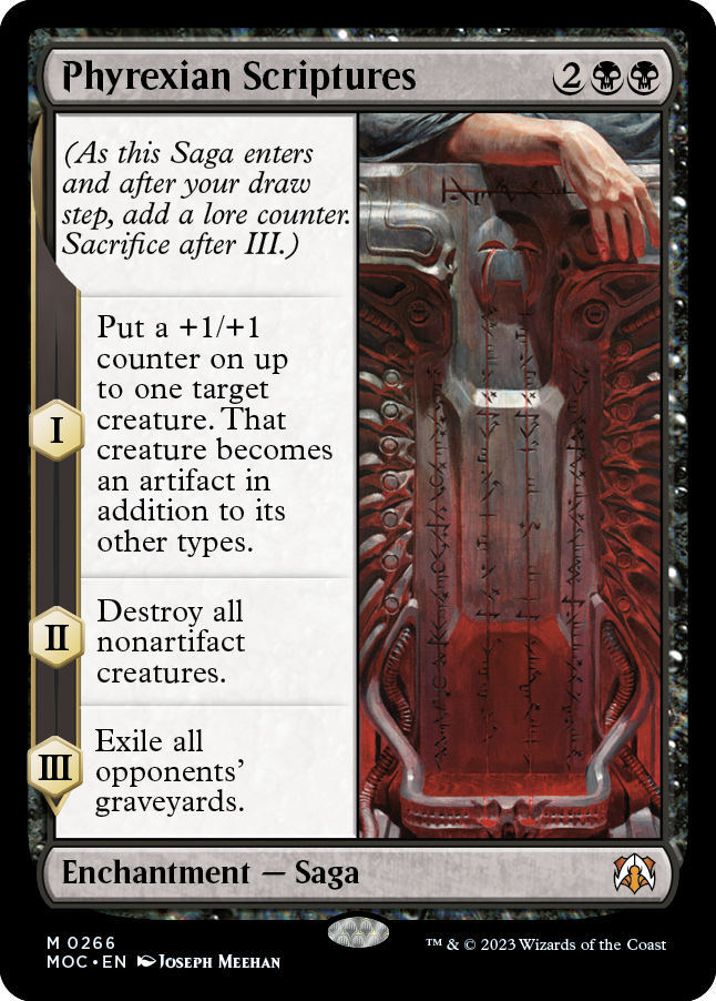 Phyrexian Scriptures [March of the Machine Commander] - The Mythic Store | 24h Order Processing