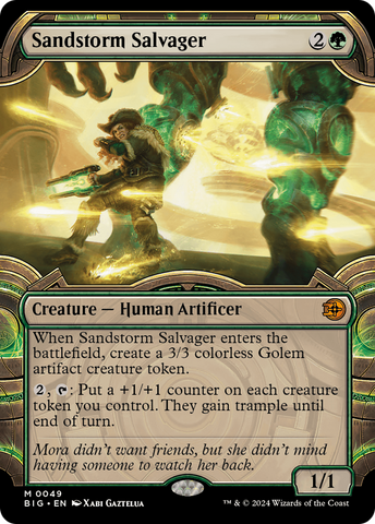 Sandstorm Salvager (Showcase) [Outlaws of Thunder Junction: The Big Score] - The Mythic Store | 24h Order Processing