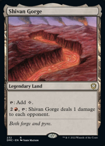 Shivan Gorge [Dominaria United Commander] - The Mythic Store | 24h Order Processing