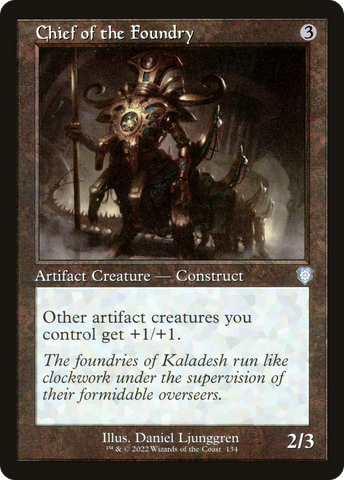 Chief of the Foundry (Retro) [The Brothers' War Commander] - The Mythic Store | 24h Order Processing