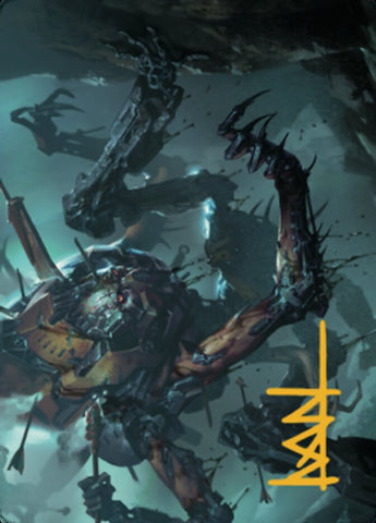 Scrapwork Rager Art Card (Gold-Stamped Signature) [The Brothers' War Art Series] - The Mythic Store | 24h Order Processing