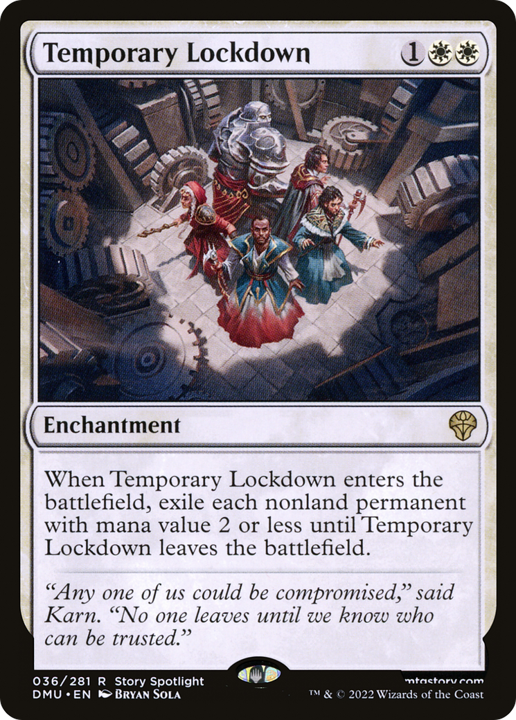 Temporary Lockdown [Dominaria United] - The Mythic Store | 24h Order Processing