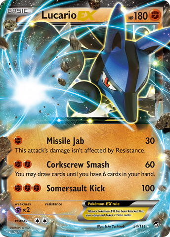Lucario EX (54/111) [XY: Furious Fists] - The Mythic Store | 24h Order Processing