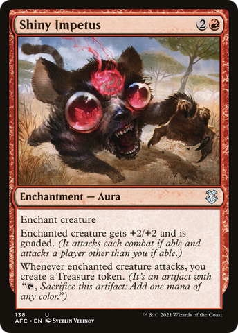 Shiny Impetus [Dungeons & Dragons: Adventures in the Forgotten Realms Commander] - The Mythic Store | 24h Order Processing