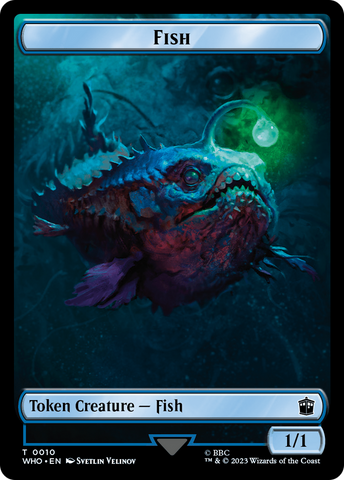 Fish // Beast Double-Sided Token [Doctor Who Tokens] - The Mythic Store | 24h Order Processing