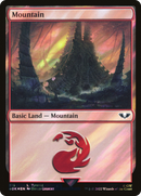 Mountain (315) (Surge Foil) [Warhammer 40,000] - The Mythic Store | 24h Order Processing