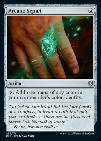 Arcane Signet [Commander Legends: Battle for Baldur's Gate] - The Mythic Store | 24h Order Processing