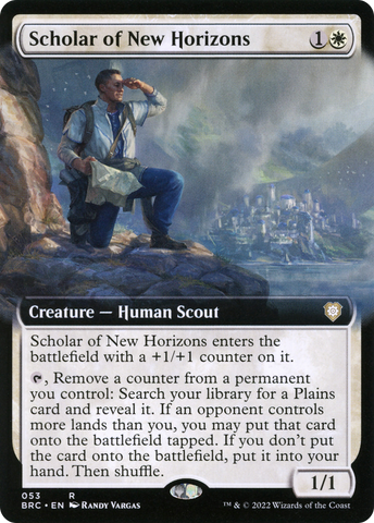 Scholar of New Horizons (Extended Art) [The Brothers' War Commander] - The Mythic Store | 24h Order Processing