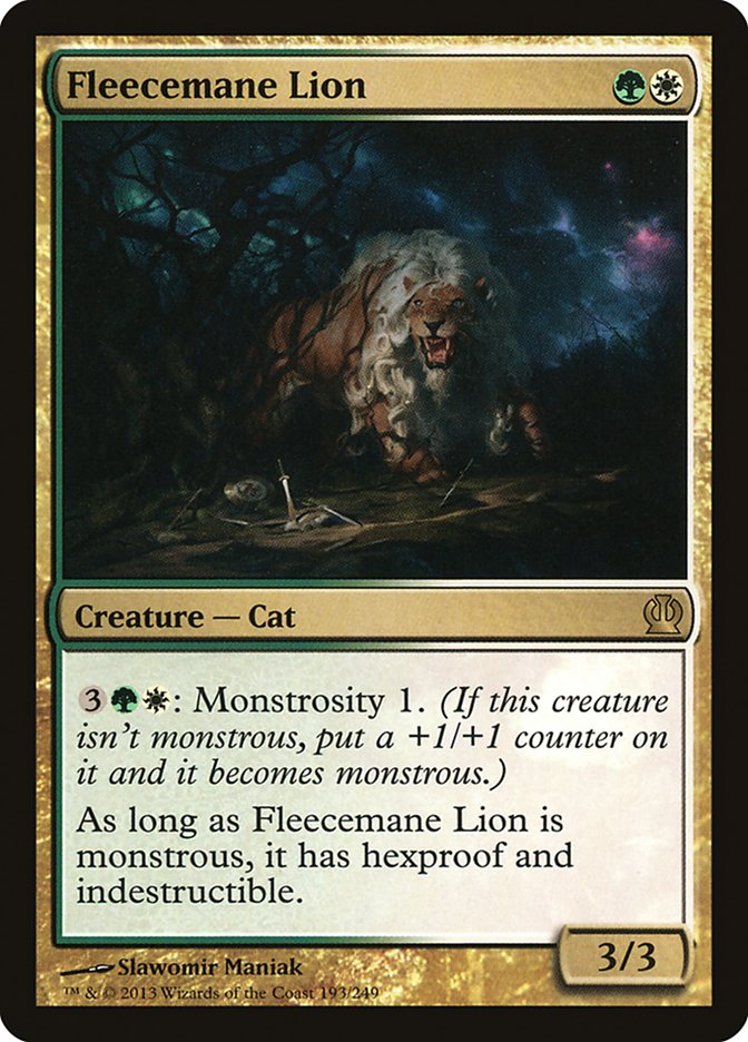 Fleecemane Lion [Theros] - The Mythic Store | 24h Order Processing
